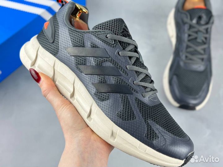 Кроссовки Adidas Eva темно-серые