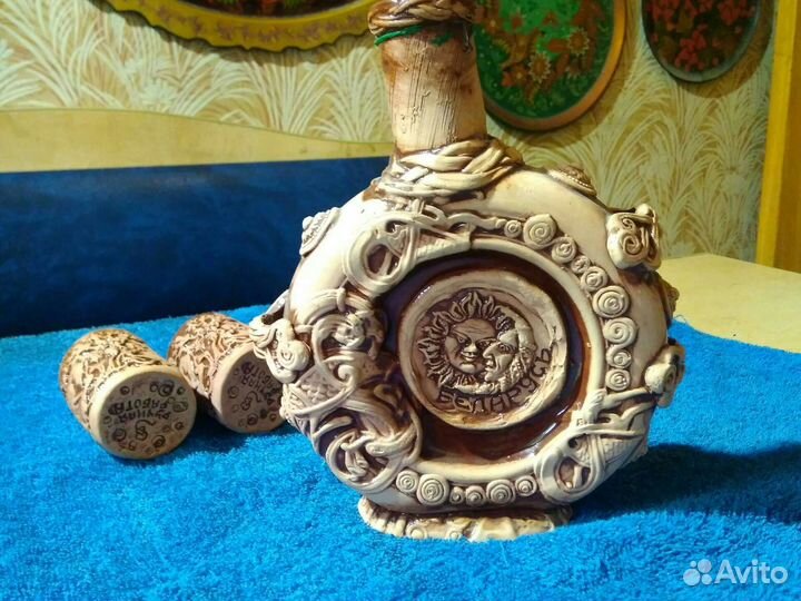 Штоф со стопками ручная работа Беларусь