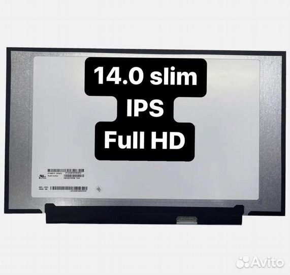 14.0 матрица lp140wfa n140hca slim 30 pin IPS