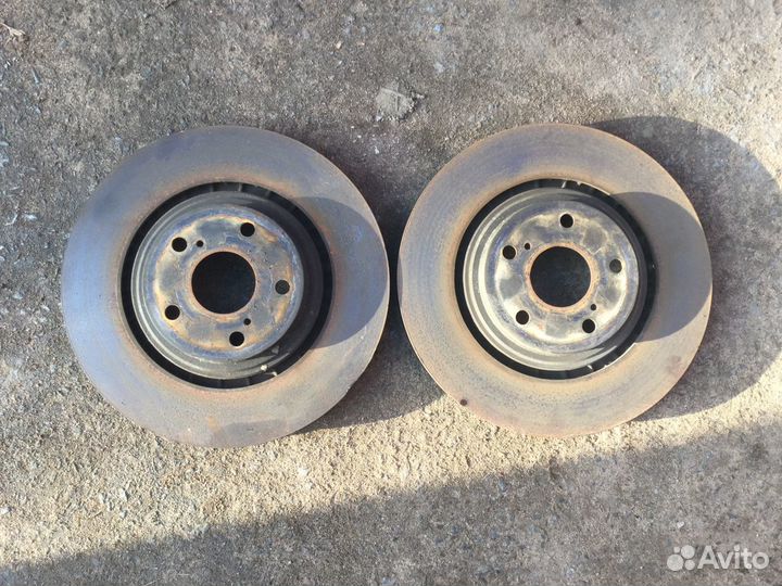 Диски тормозные Toyota Highlander 3,5 AWD 2016г