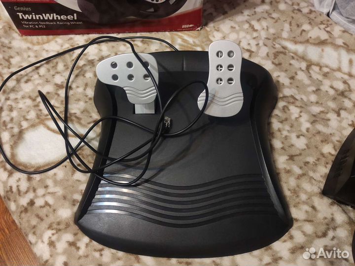 Genius twinwheel игровая приставка руль и педали