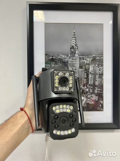 Камера видеонаблюдения 4g два объектива сим карта