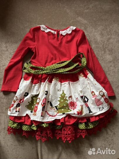 Новогоднее платье для девочки 104