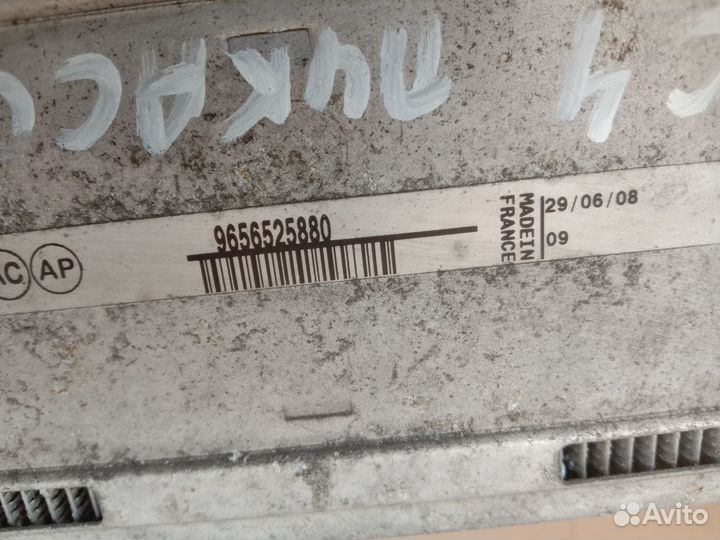 Радиатор интеркулера Ситроен C4 Picasso, 2008