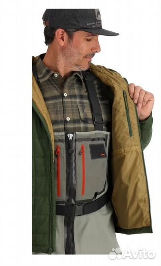 Simms fall run riffle green hoodie M,L,XL,XXL