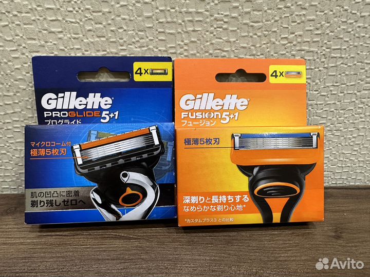 Кассеты для станка Gillette Япония