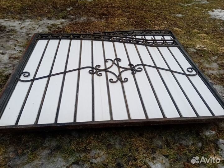 Ворота кованые бу