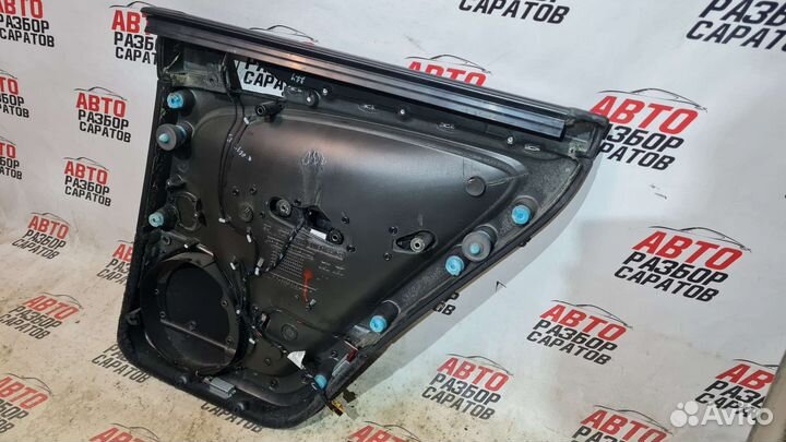 Обшивка задней левой двери Porsche Cayenne чёрная