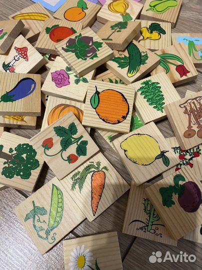 Детское деревянное лото