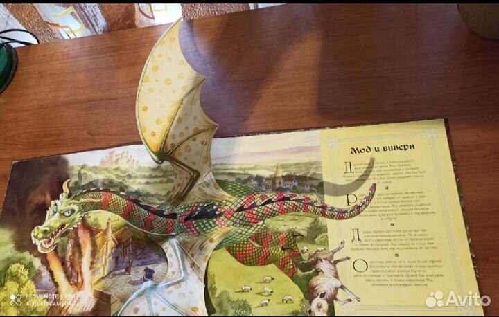 Книга раскладушка с объёмными картинками