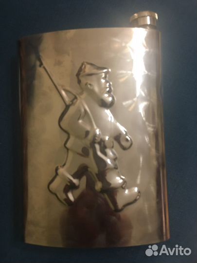 Фляга 0,5л нержавейка Охотник