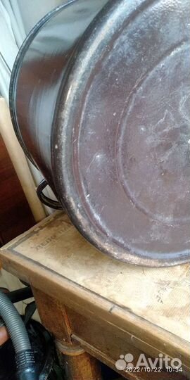 Кастрюля эмалированная, СССР,48 литров