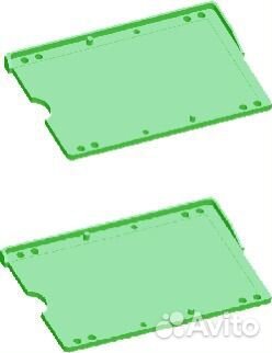 Бирка пластиковая зеленная