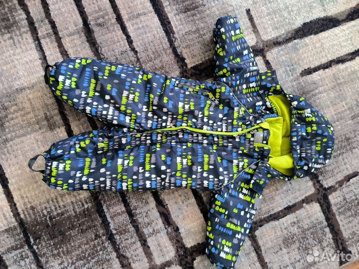 Комбинезон демисезонный утепленный, размер 80