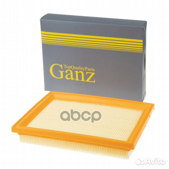 Фильтр воздушный ford fiesta/fusion ganz GIR041