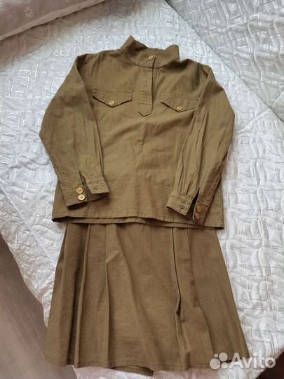 Военный костюм к 9 мая для девочки