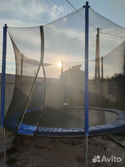 Батут с сеткой
