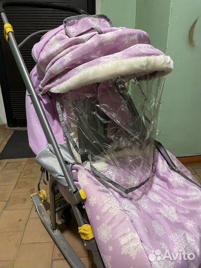 Коляска санки