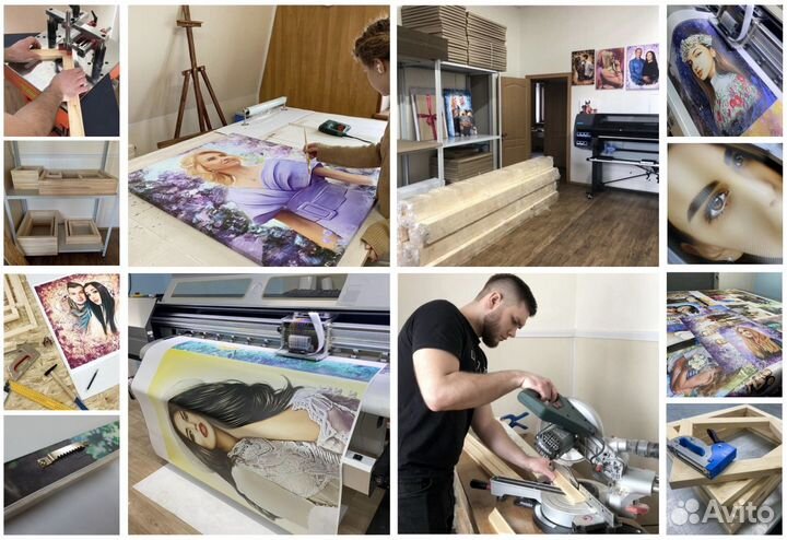 Фото на холсте