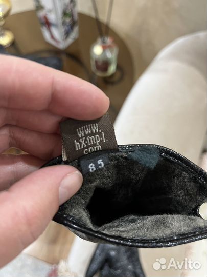 Перчатки женские кожаные новые