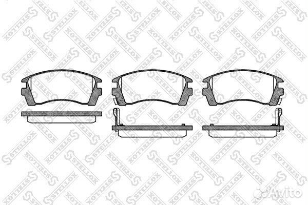 Колодки дисковые п. Nissan Sunny 1.4/1.6/2.0D 91-9