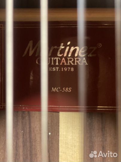Новая гитара Martinez