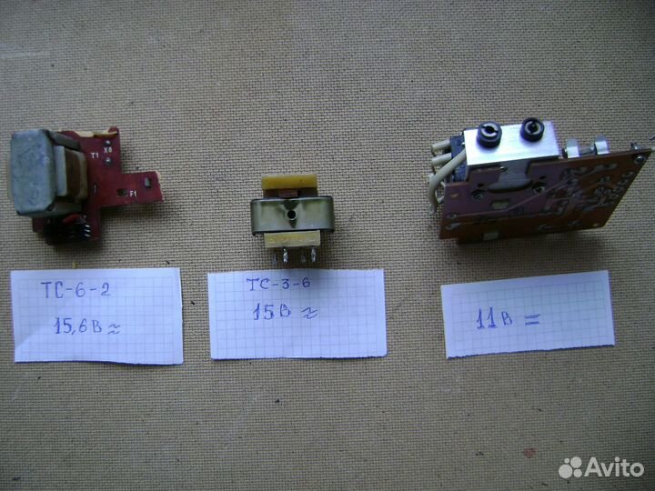 Блоки питания на 9 и 6 вольт и другие