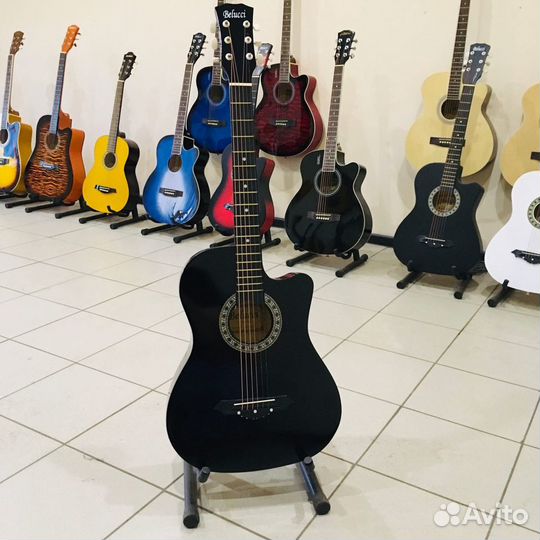 Гитара новая акустическая Belucci 3810BK глянец