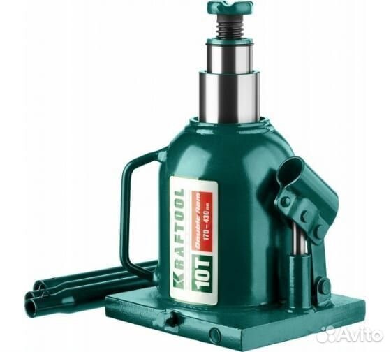 Домкрат бутылочный Kraftool double RAM 10т