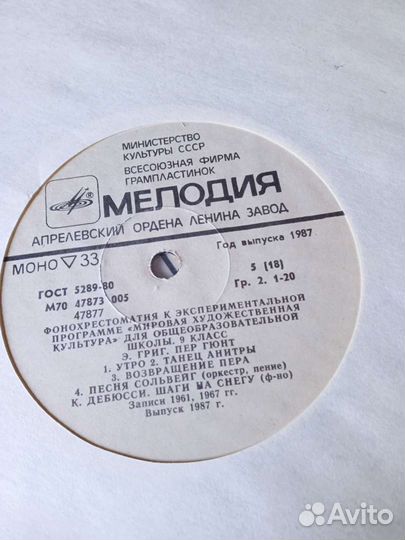 Фонохрестоматия к экспериментальной программе