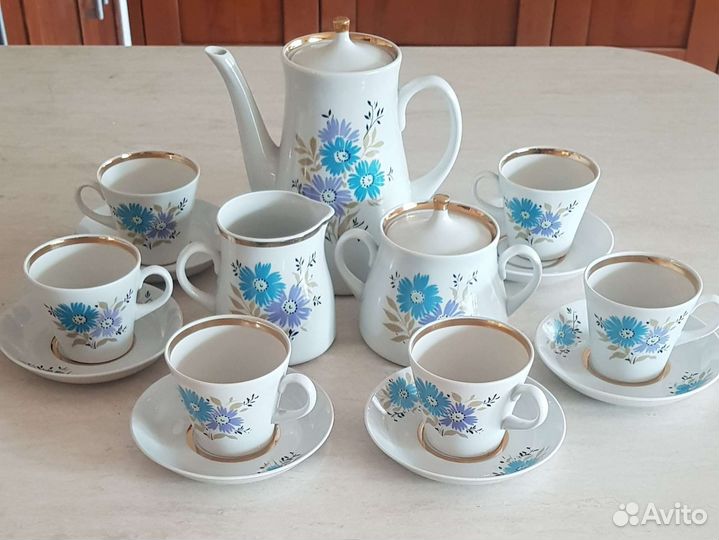 Новый кофейный сервиз Васильки