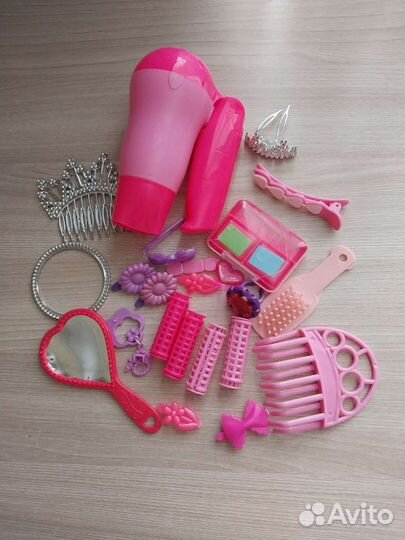 2 Набора игровой в корзинке и куколки