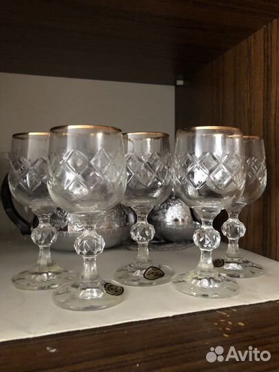 Рюмки хрусталь Богемия чехия