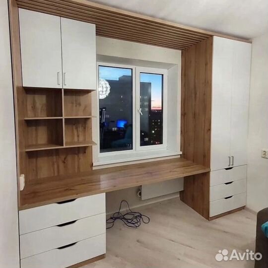 Детская зона у окна для двоих арт 469