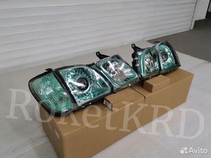 Фары + габариты Lexus LX 470 под ксенон