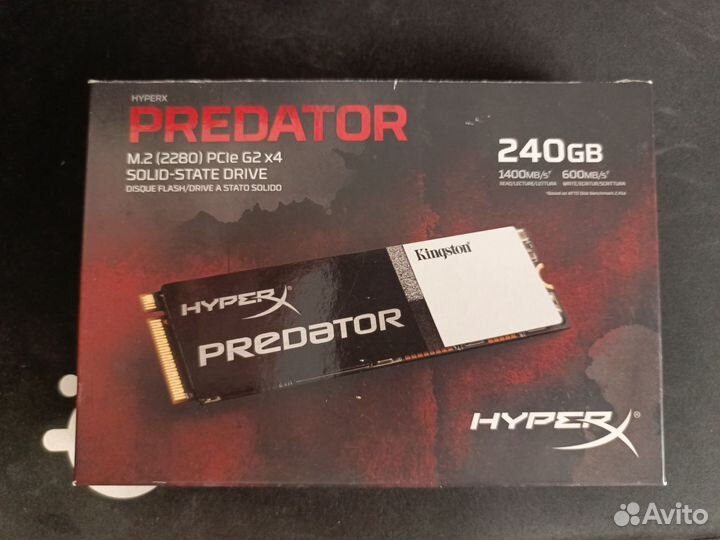 Kingston hyperx predator 240gb