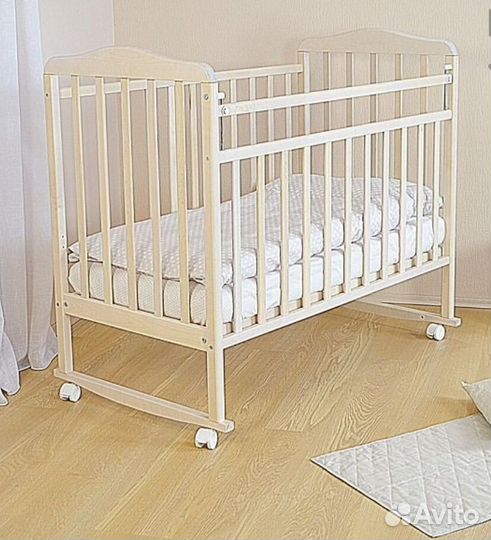 Детская кроватка качалка новая в коробке