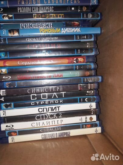 Blu RAY фильмы диски
