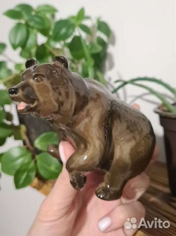 Фарфоровый Бурый Медведь
