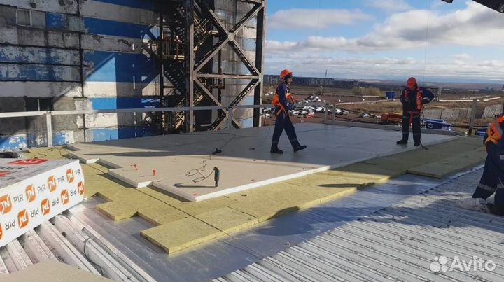 Монтаж пвх мембраны