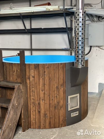 Купель с печкой