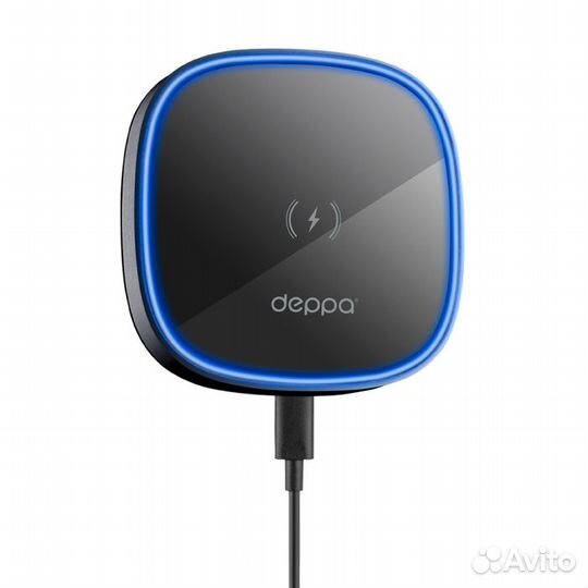 Автомобильный держатель Deppa Mage Safe QI Belka