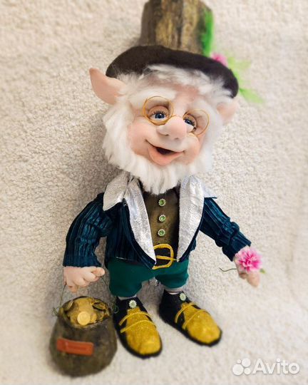 Кукла леприкоша ручная работа