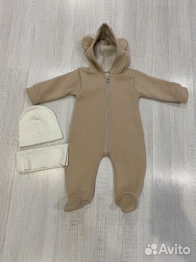 Комбинезон + шапка со снудом