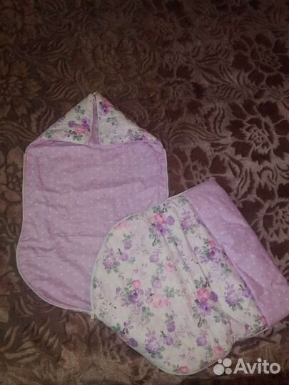 Новый тёплый конверт на выписку