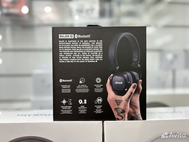 Беспроводные наушники Marshall Major 3