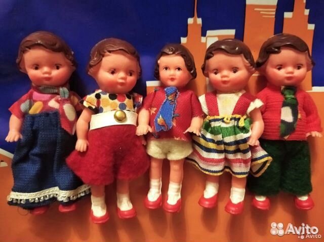 Куклы гдр новые немецкие пупсы 8.5 см