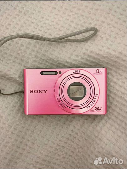 Sony cyber shot розовый y2k фотоаппарат