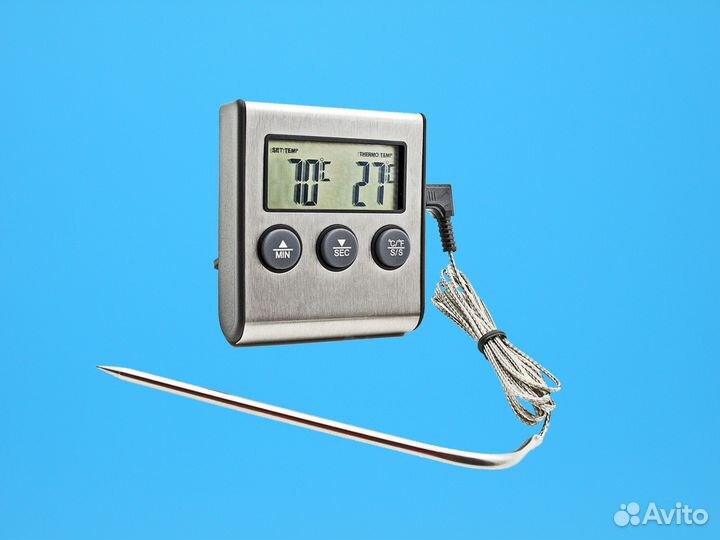 Термометр выносной со звуковым оповещением