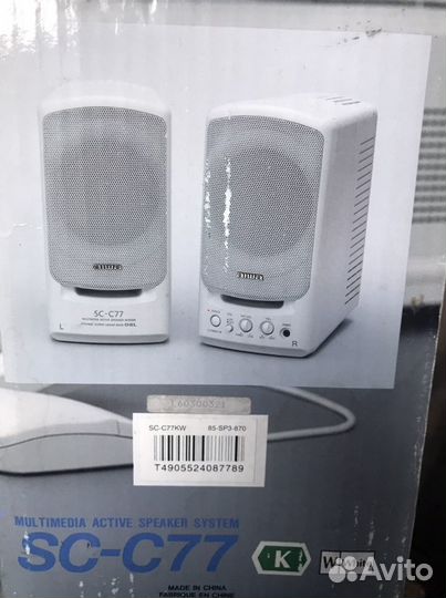 Колонки для компьютера aiwa 20вт новые